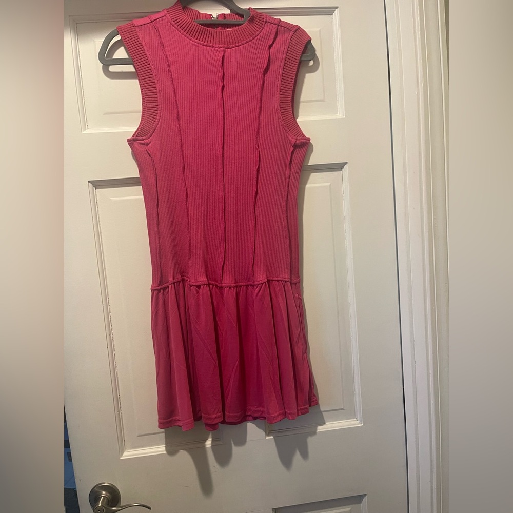 NWOT Anthropologie Daily Practice Buzzer Beater Sleeveless Mini Dress